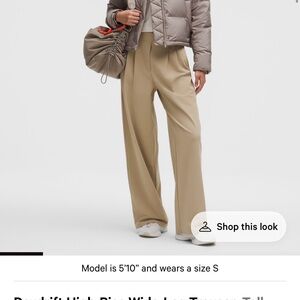 Lululemon Athletica Tan Boot Cut Pants